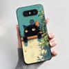 Милый Чехол Для LG Q8 Funda Модный Capa Coque Печатный Корпус Защитная Крышка Мягкий Силикон Мультяшный Черный Корпус