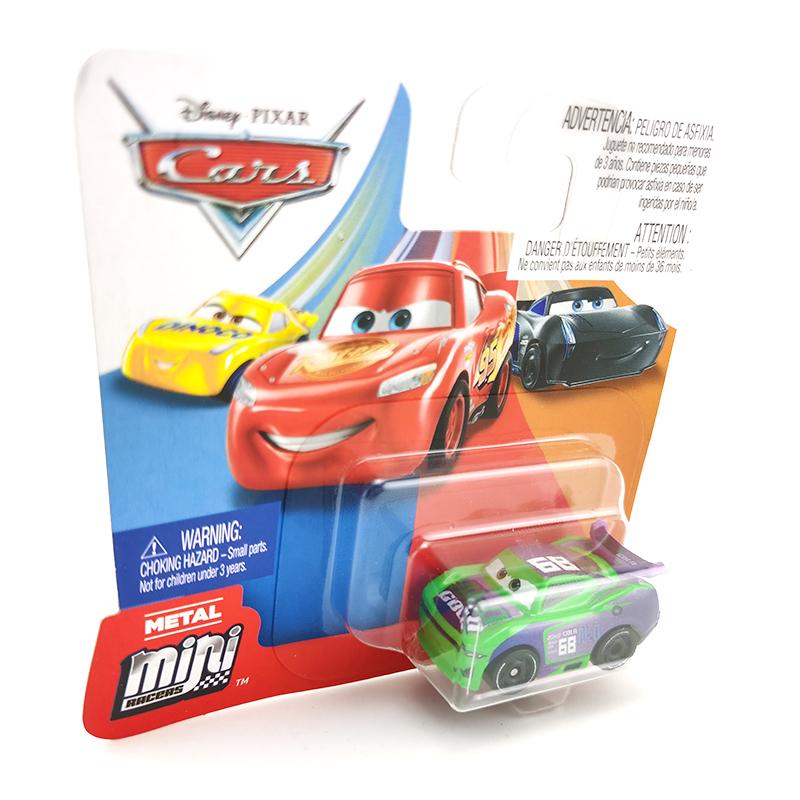 Pixar Тачки Мини Модель Машинки Игрушка Металлическая Литая Молния Маккуин Джексон Шторм Курц Игровые Машинки Детские Мальчики Подарки