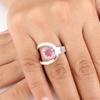 Morganite Gemstone 925 Sterling Silver Jewelry Handcrafted Ring For Wedding Gift RR-68-8