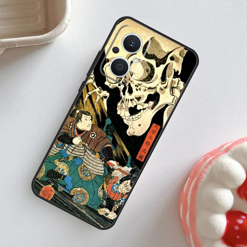Японский стиль Арт Чехол Япония для OPPO Reno 10 Pro 11F 4Z 5Z 8T 4 5 6 7 8 Lite OPPO Find X2 X3 Neo X5 X6 Pro Чехол