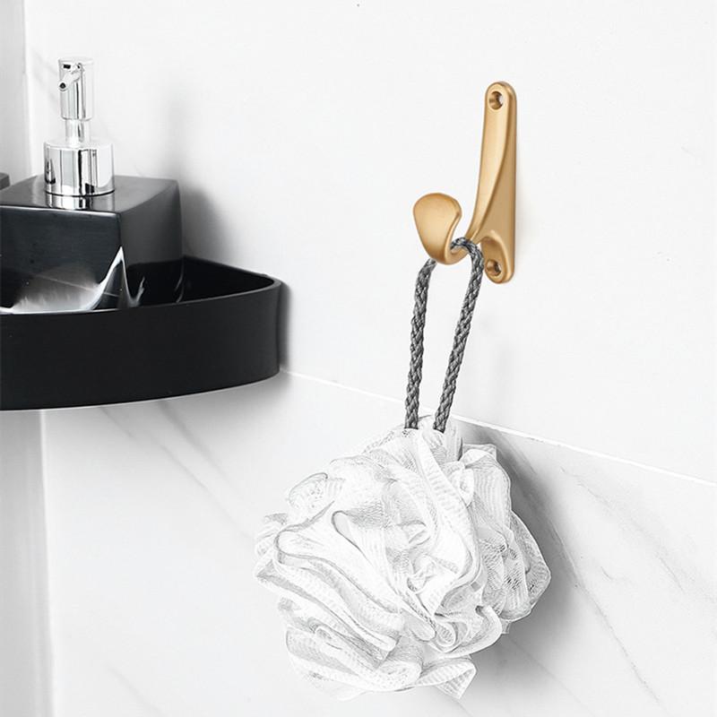 Vintage Clothes Hangers Zinc Alloy Wall Hook Cloth Coat Hat Hanging Hooks Bathroom Robe Hangers Kitchen Hook Racks With Screws