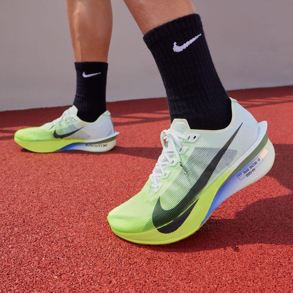 Nike ZoomX Vaporfly Next% 4 Едва Зеленый Вольт Сапфировый
