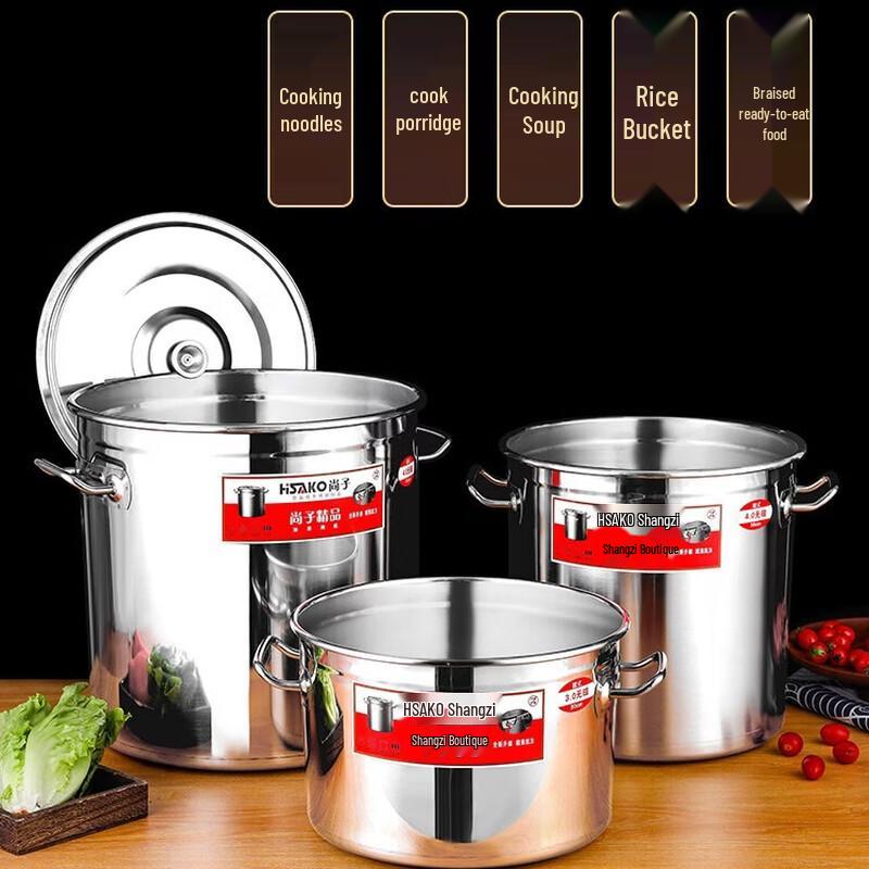 Пищевой ведро из нержавеющей стали 304 Zhishi, 20 л