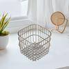 Functional Metal Mesh Storage Basket Compact Versatile for Fruit Vegetables Small Household