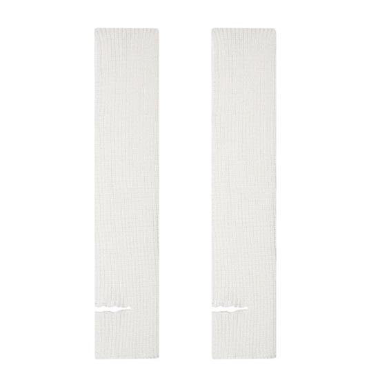 1 пара зимних чехлов для икр, трикотажные эластичные, сохраняющие тепло, нескользящие, утолщенные, гетры в японском стиле, носки с начесом для холодной погоды