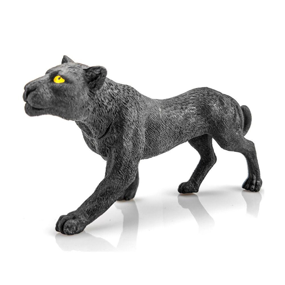 Panther Mini Elephant Model Rhinoceros Simulation Lion Model Toys Funny Realistic Tiger Toy Kids