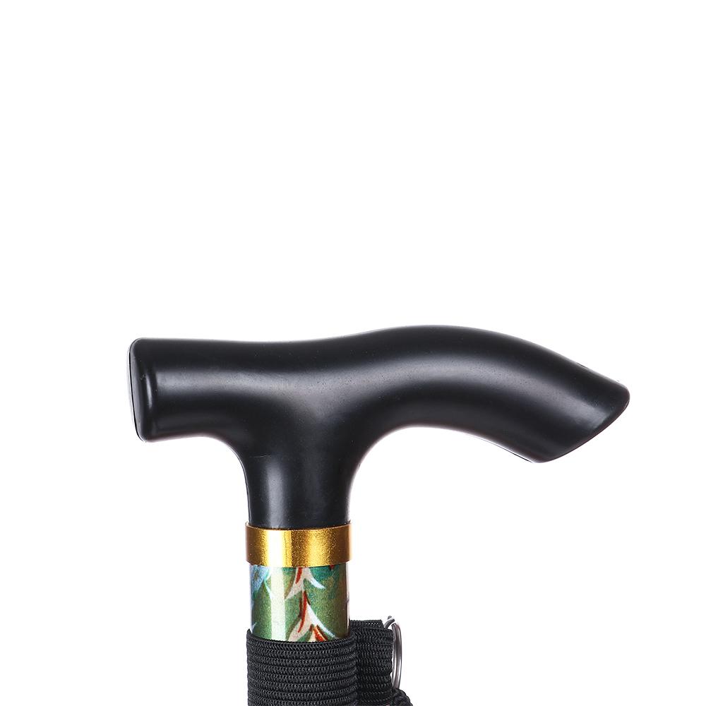 Elderly Care Gift Hiking Poles Telescopic Walking Cane Non-slip Crutches Folding Trekking Stick