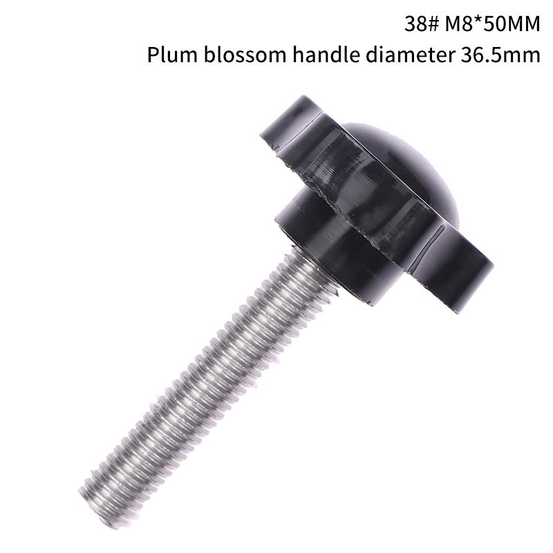 Промышленное оборудование M6 M8 M10 38 # с резьбой в форме звезды, зажимной болт, ручка, бакелитовая пластиковая головка, винт с ручкой