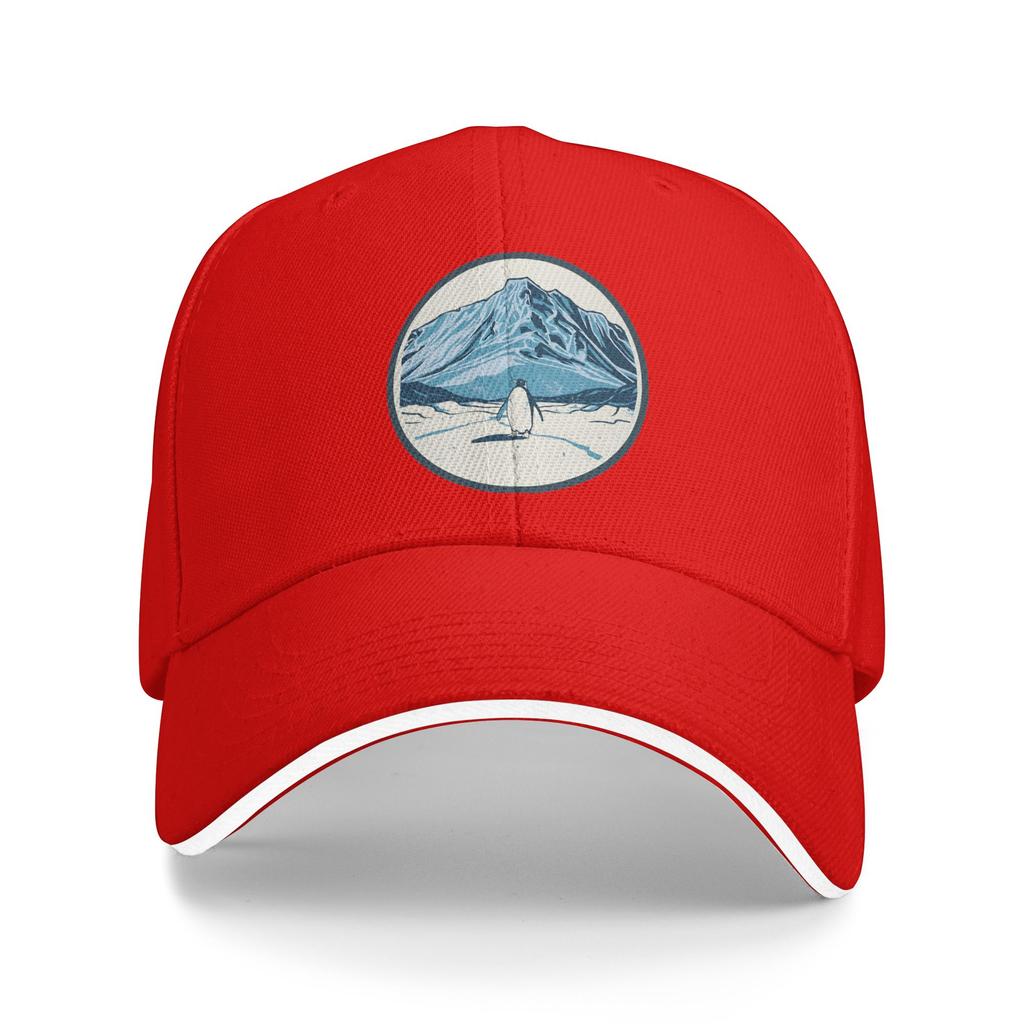 Nihilist Penguin Waiting for Meaning Casual Baseball Cap Hiking Fishing Trucker Hat Summer Sun Couple Unisex Fashion Baseball Caps