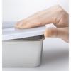 Yoshikawa EA To CO Iitoko Youki White Stainless Steel Storage Container, 650ml, Made In Japan, AS0033