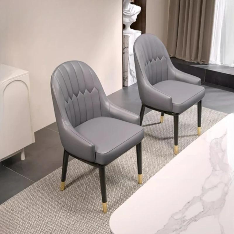 Скандинавское обеденное кресло с обивкой - Современное кресло для отдыха с деревянными ножками, Удобное кухонное и барное кресло для домашнего декора