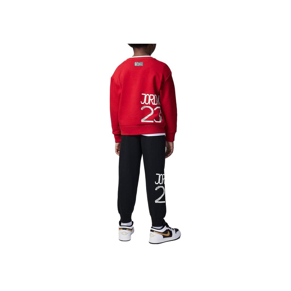Jordan Повседневный спортивный костюм Серия Новогодних Преображений Удобный Дышащий Нежный к Коже Мягкий Фитнес Красный Детский костюм IF8888-687