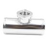 63mm 2.5inch Turbo Adapter Aluminum Alloy BOV Blow Off Valve Adapter Silver Inlet Adapter Flange Pipe for GD-RS FV RZ