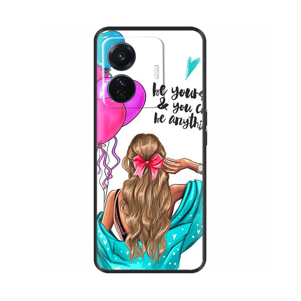 Чехол для vivo T1 Pro CPH2065 Защитный Мягкий ТПУ Fundas Задняя крышка Для vivo T1 4G 44W vivoT1 Pro T1Pro Чехлы для телефона Coque Бампер