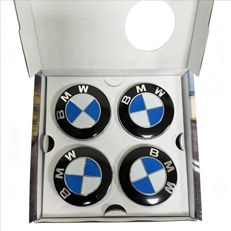 BVYD9 AAA 4pc 56/68mm 50th Anniversary Floating Wheel Center Caps For BMW G11 G12 G30 G31 G32 G08 G05 F46 F49 F39 F90 Auto Accessories