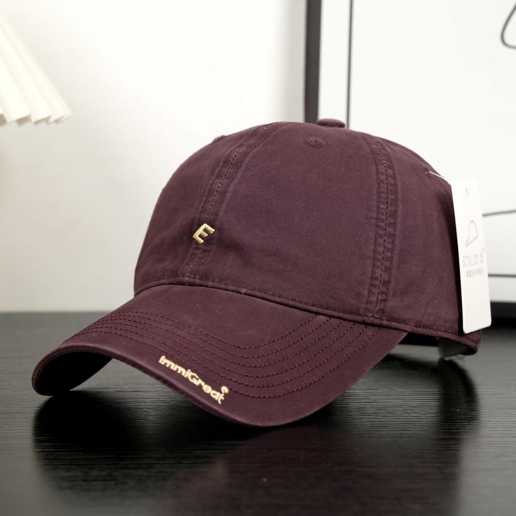 New Korean version versatile embroidered couple baseball cap children American retro big head circumference casual sunshade cap tide