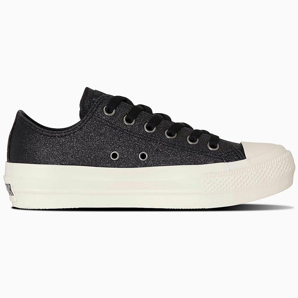 Converse All Star Glitter OX Size Cm Sneakers, Black, 25.0