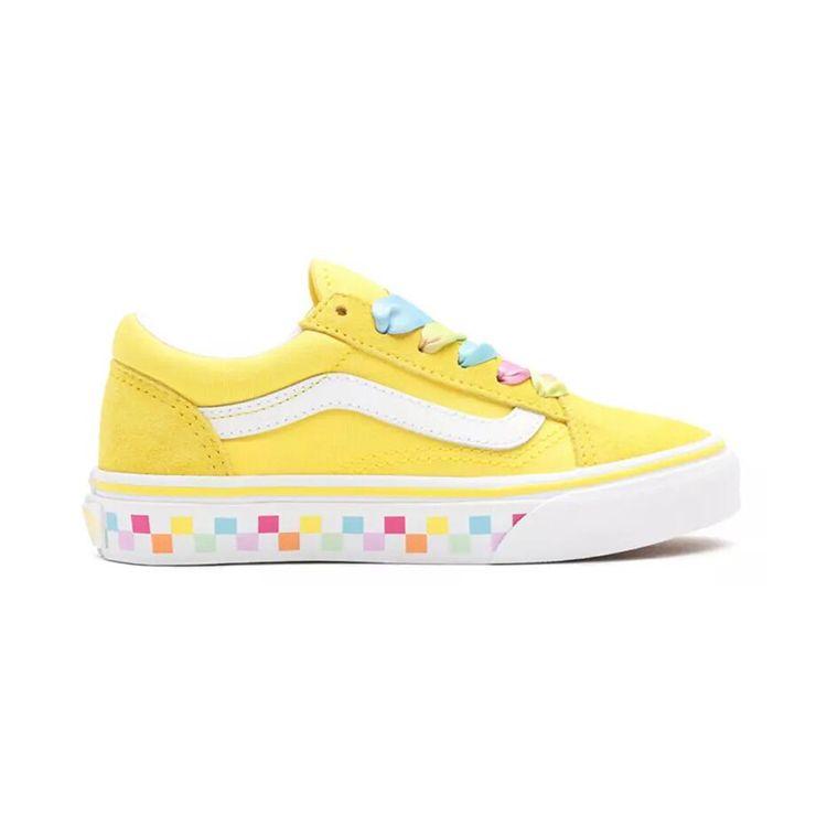 Vans Old Skool Low Top Kids Skate Shoes Yellow Kids Sneakers VN0A4BUU32X