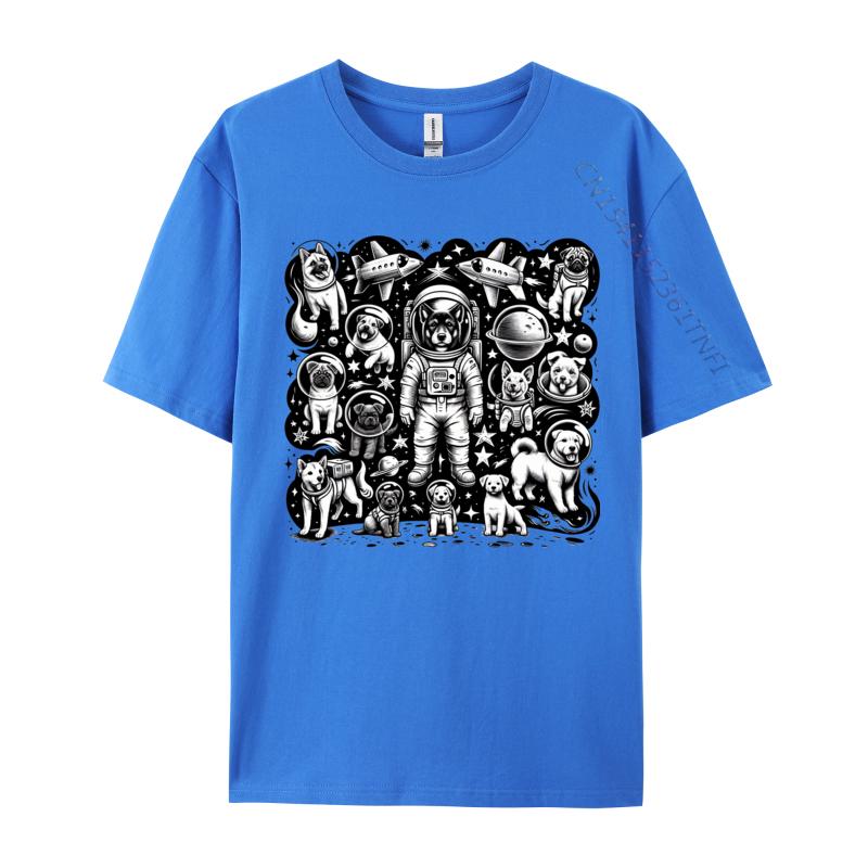 Galaxy Full Of Dogs And Spaceships Tshirts Latest Camisa T Shirts Student Tops Shirt Tshirts Novelty