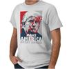 Сделай Америку снова великой Дональд Трамп Постер Женская или Мужская футболка с круглым вырезом