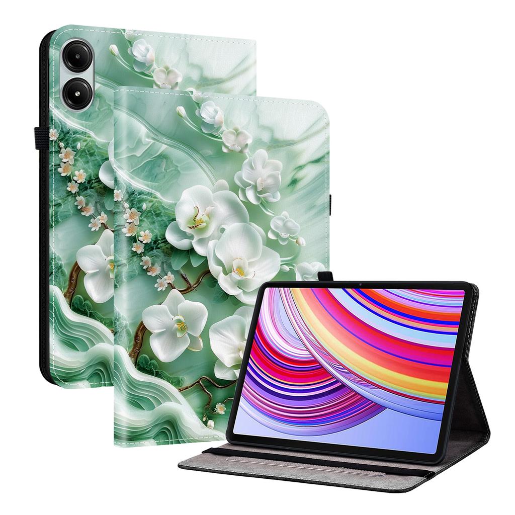 PU Leather Tablet Case for Xiaomi Poco Pad - 11 Styles! Durable, with 2 Stand Slots, Pencil Holder & Card Slots, Flexible TPU Back Cover