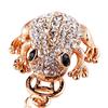 Cute Glitter Rhinestone Frog Animal Keyring Car Handbag Accessory Keychain Gift