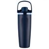30oz Stainless Steel Insulated Tumbler With Flip Lid Handle Travel Gym Office Hot Cold Drinks