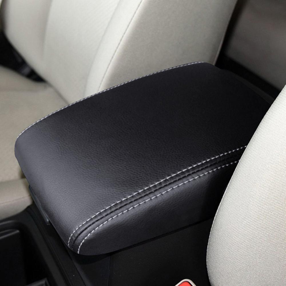 Микрофибра кожаный салон автомобиля подлокотник ящик центральная консоль крышка подлокотник аксессуары чехол приспособление для Honda CRV 2012-2016