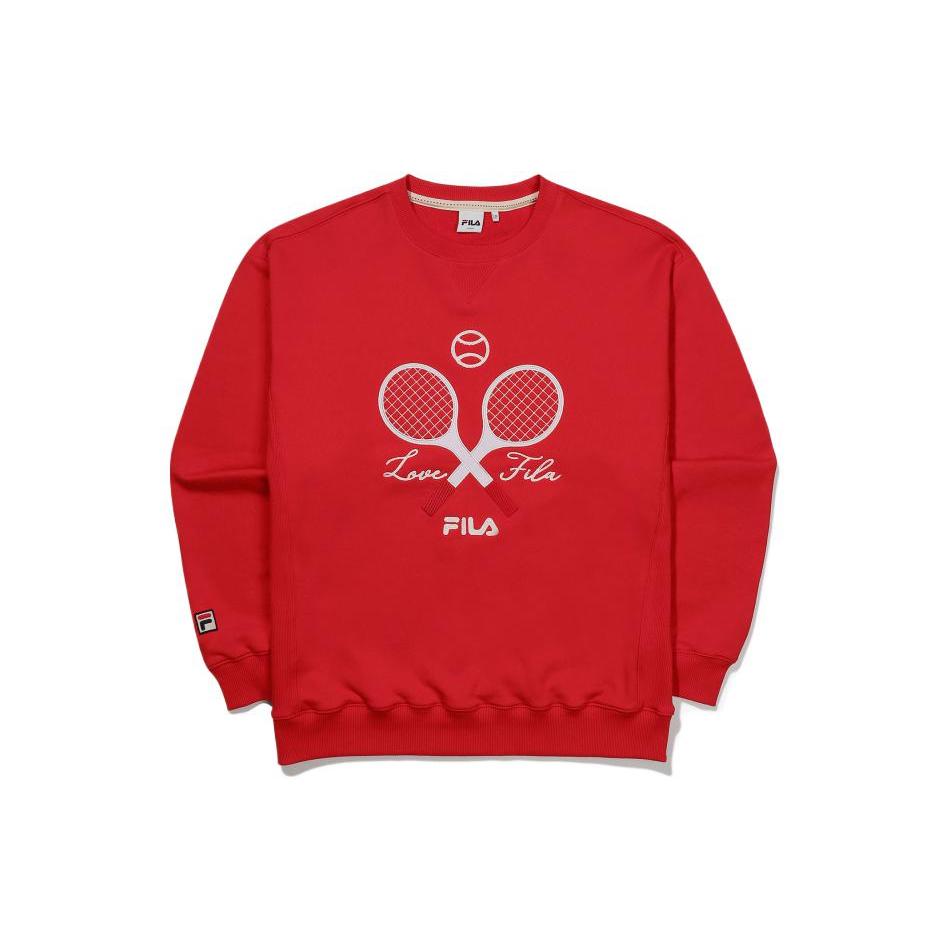 Fila Толстовки Унисекс Красные С круглым вырезом Средняя FS2POE3301X-RED