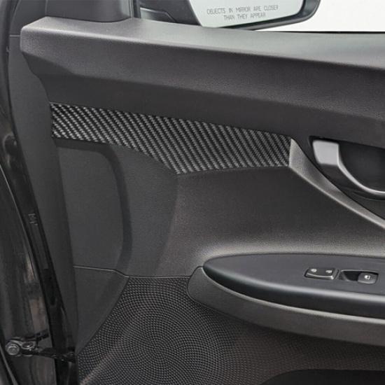 Накладка на панель двери пассажирской стороны из углеродного волокна для Hyundai Veloster