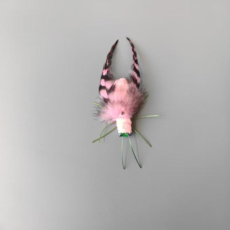 2/3pcs Cat Toy Simulated Feather Insect Replacement Head Pet Toys Interactive Kitten Toys