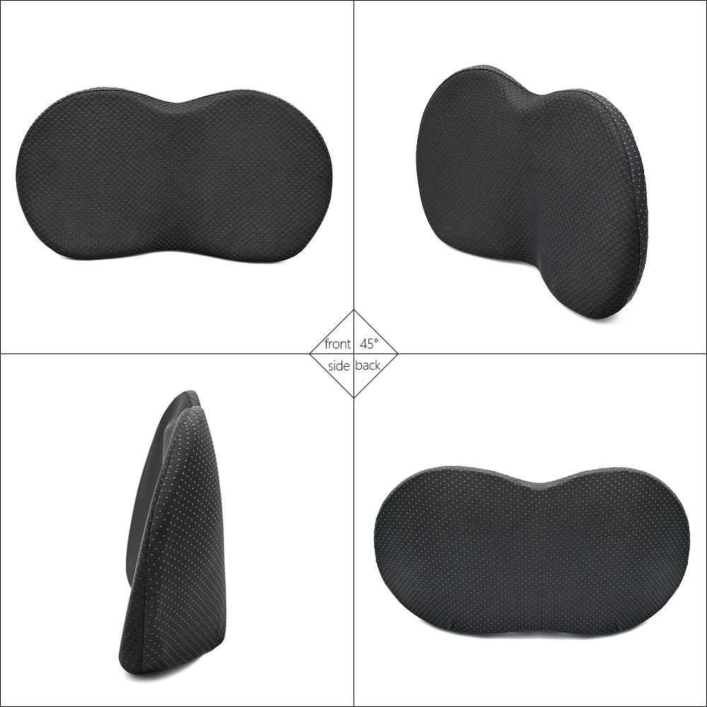 2 In 1 Multifunctional Car Seat Cushion Universal Memory Lumbar Pillow Support Driver Breathable Relief Comfort Chair Car Seat