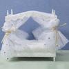 Functional Realistic Cosplay Portable 1/12 Dollhouse Princess-style Bed Accessories Home Decor