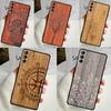 Natural Bamboo Wood Pattern Print Cover For Samsung Galaxy S23 S24 Ultra S8 S9 S10 S22 Plus Note 10 20 Ultra S20 S21 FE Case