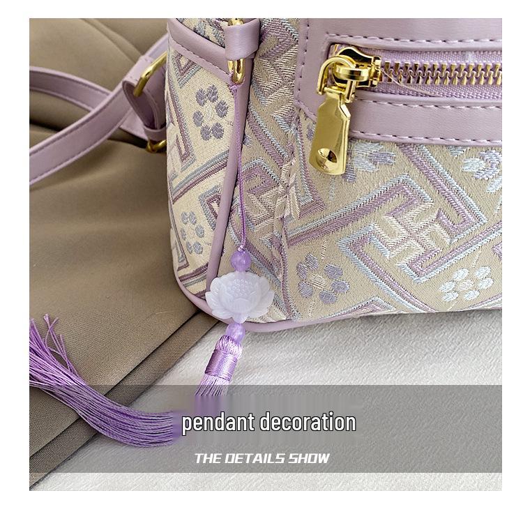 Женский стильный рюкзак Осень-Зима 2025: Большая вместимость, повседневный принт, идеально подходит для колледжа и поездок на работу