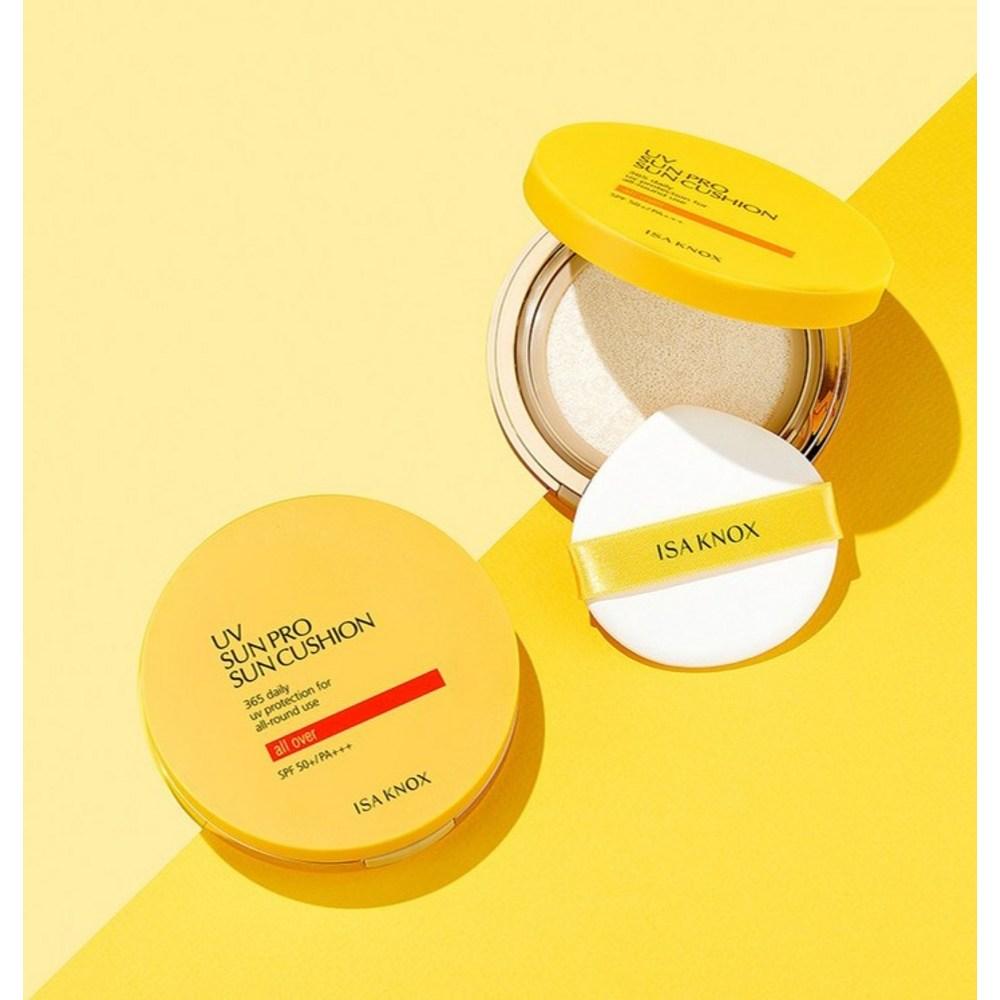 ISA KNOX UV Sun Pro 365 All Over Big Sun Cushion SPF50+ PA+++, 23g, 2 Pieces