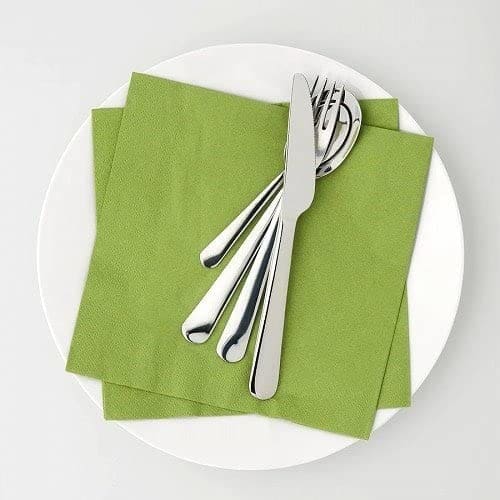 FANTASTISK / Paper Napkins / Green / 40 x 40 cm 50 pieces IKEA
