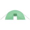 Green Greenhouse with Steel Frame 132 m² 22 x 6 x 2.85 m