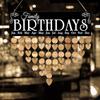 Wooden Birthday Reminder Board Creative Family Decorative Calendar Ornament