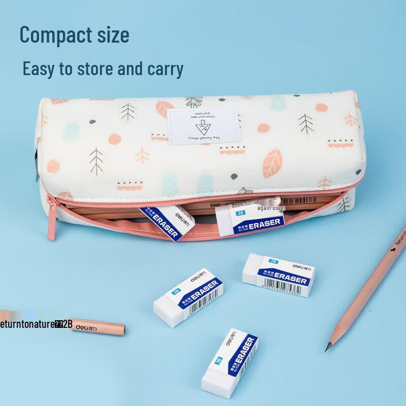 Deli 2B Pure White Student Eraser