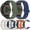 Two-Color Magnetic Quick-Release Silicone Watch Band for Garmin Fenix 8/7X/7S/6X/5S Plus