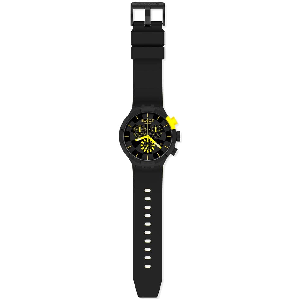 Часы SWATCH BIG BOLD CHRONO SB02B403 черные [Swatch]
