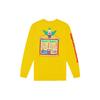 Vans Футболка с длинным рукавом X Simpsons и принтом дофамина Топы унисекс Желтый VN0A4RTLZW3