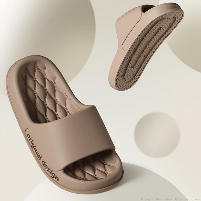 2023 Trend New Summer Men Slippers Eva Soft Bottom Cloud Slides Light Beach Shoes Male Indoor Outdoor Sandals Thick Sole Slides