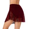 Женская юбка для плавания, кружевная вязанная крючком юбка с рюшами, купальник, двухслойная