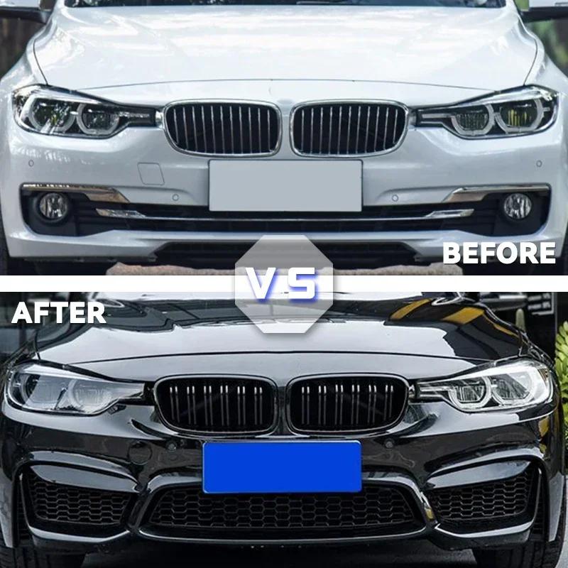 Передняя решетка радиатора "ноздри" для BMW 3 серии F30 F31 F35 316i 318i 320i 328i 330i 2011-2019 Автомобильная сменная гоночная решетка