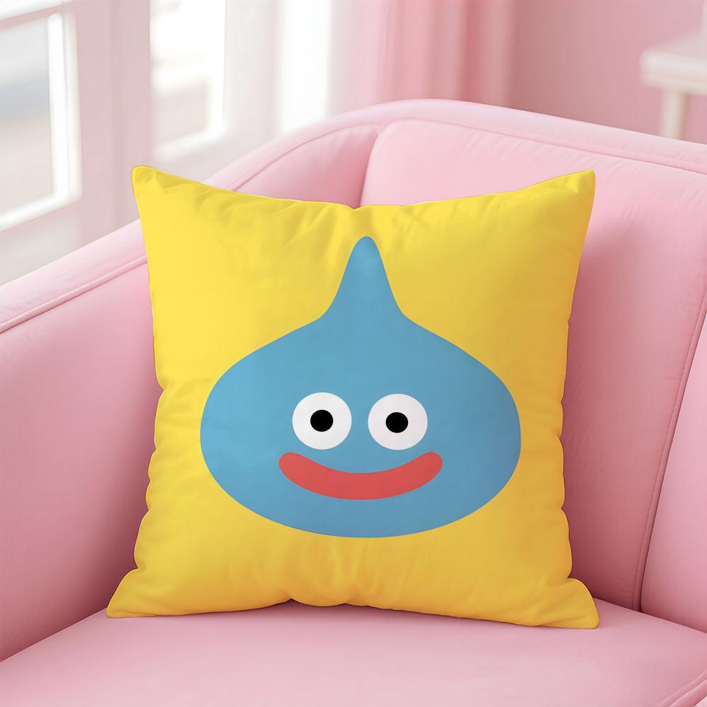 Милая наволочка для подушки Dragon Quest Rocket Slime, удобная, двусторонняя, идеально подходит для автомобиля, дивана, спальни и многого другого