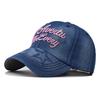 Denim Baseball Cap With Embroidery For Unisex Casual Summer Fashion