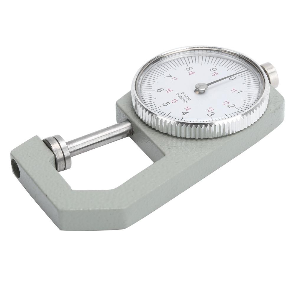 Accurate 0-20mm Range Thickness Gauge Flat Head Thickness Tester Measuring Thickness Tester Leather Measuring
