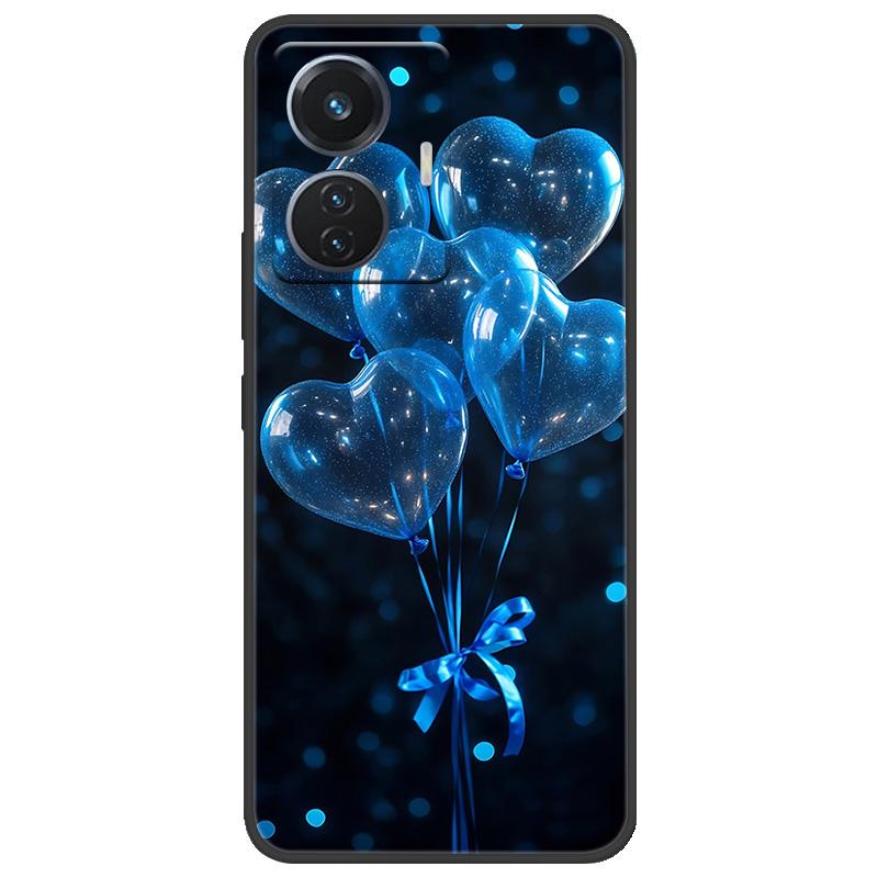 Для vivo T1 4G Y55 4G iQOO Z6 44 Вт V2153 Чехол Мраморный Мягкий Матовый Силиконовый Чехол на Заднюю Панель Для Vivo T1 44 Вт Полная Защита Чехол для Телефона